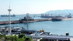 Blick auf den Ölhafen von Noworossijsk (Bild: AFP)