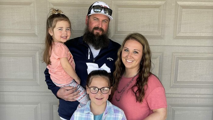 Ashley Summers mit ihrer Familie