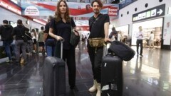 Gabriela Schild und Igor Hauzenberger in Wien-Schwechat (Bild: Reinhard Holl)