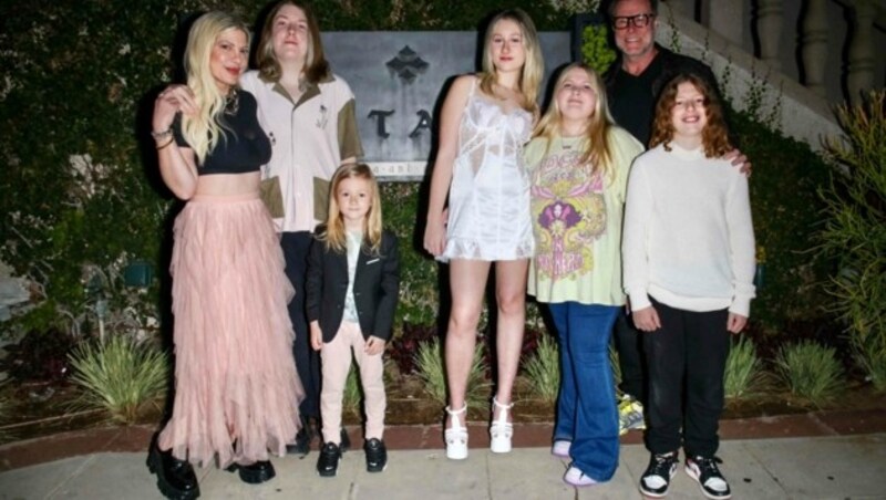 Tori Spelling ist mit ihrer Familie in ein Wohnmobil gezogen. (Bild: www.PPS.at)