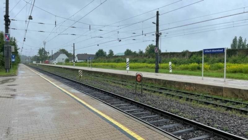 Am Bahnhof Villach-Warmbad soll sich der Mann das Leben genommen haben. (Bild: Katrin Fister)