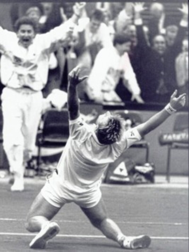 Legendärer Sieg gegen Mats Wilander (Bild: zVg)