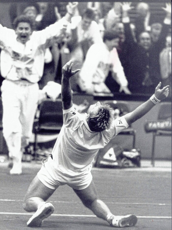 Legendärer Sieg gegen Mats Wilander