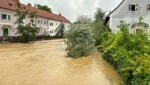 In Ehrenhausen steht das Ortszentrum unter Wasser. (Bild: Fredl)