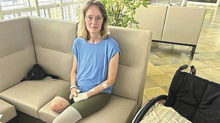 Derzeit ist die Frau auf Reha.