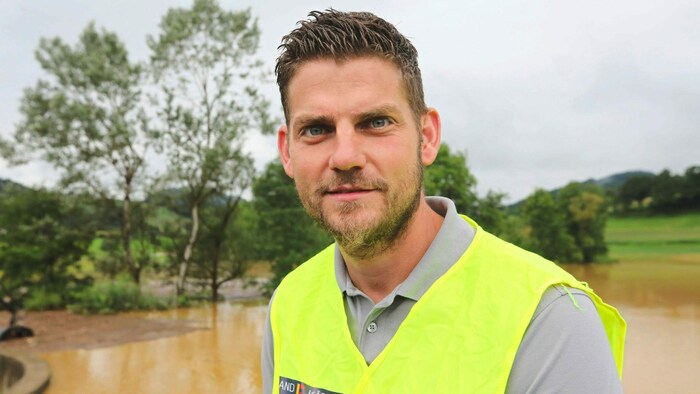 „Wir haben Glück, dass die Lavant kein Hoch- wasser trägt, sonst wäre es noch schlimmer“, ...