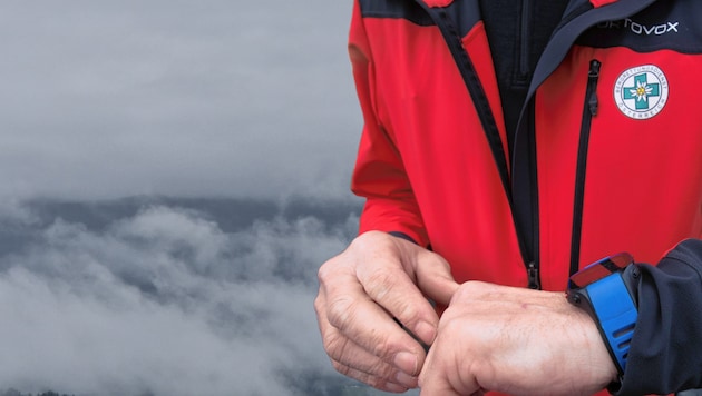 The mountain rescue team and other emergency services searched for the man. (Bild: Elmar Gubisch, Hubert Rauth (Symbolbild))