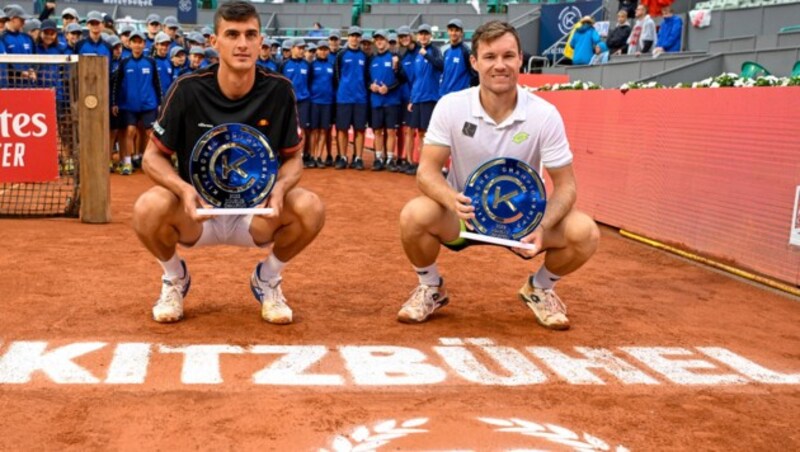 In Kitzbühel feierten Erler (li.) und Miedler ihren fünften ATP-Titel, den dritten in diesem Jahr. (Bild: GEPA pictures)