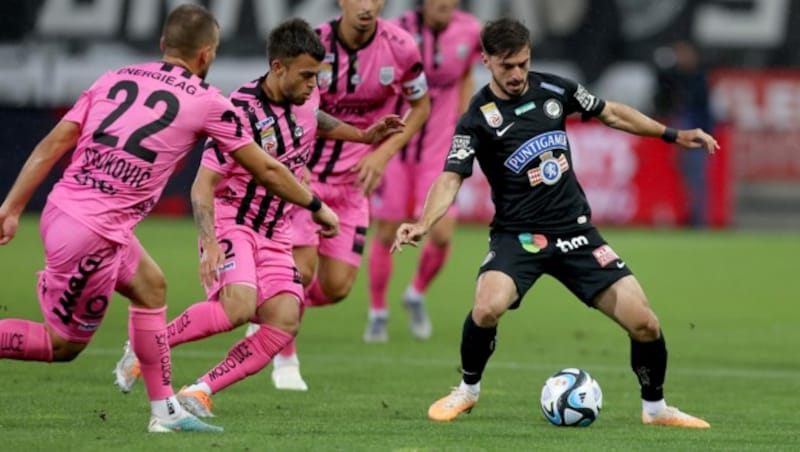 Der LASK war zuletzt beim 0:2 gegen Sturm chancenlos. (Bild: GEPA)