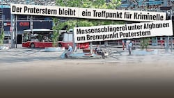 Der stark frequentierte Verkehrsknotenpunkt wurde erst 2022 wieder einmal großflächig umgebaut. (Bild: Krone KREATIV, Peter Tomschi)