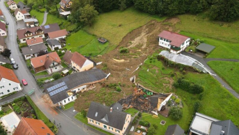 Vermurungen in St. Johann (Bild: APA/ERWIN SCHERIAU)