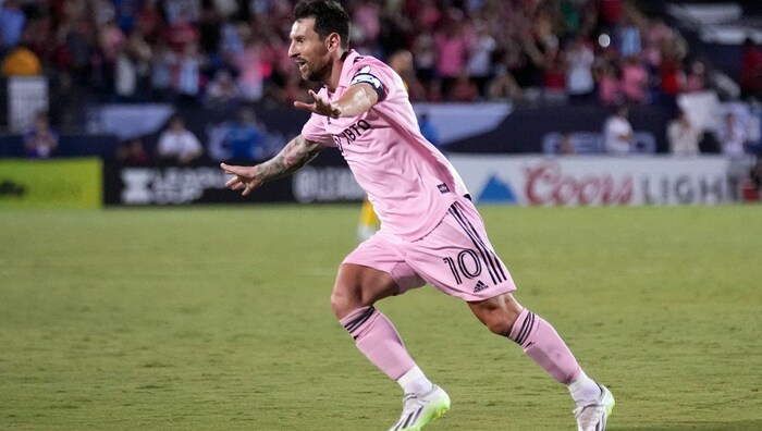 Messi traf gegen Dallas in der regulären Spielzeit doppelt.