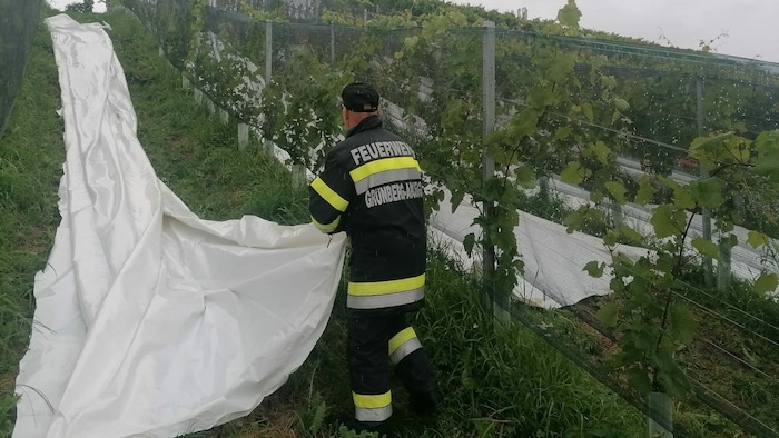In Aichegg rückte die Feuerwehr etwa wegen Hangrutschungen im Weingarten aus.