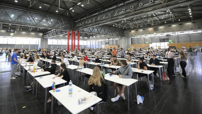 Der Aufnahmetest für das Studium an der Medizin-Uni Wien fand in der Messe Wien statt.