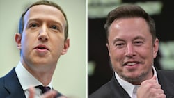 Meta-Chef Zuckerberg befürchtet, dass Musk noch einen Rückzieher machen könnte. (Bild: AFP)