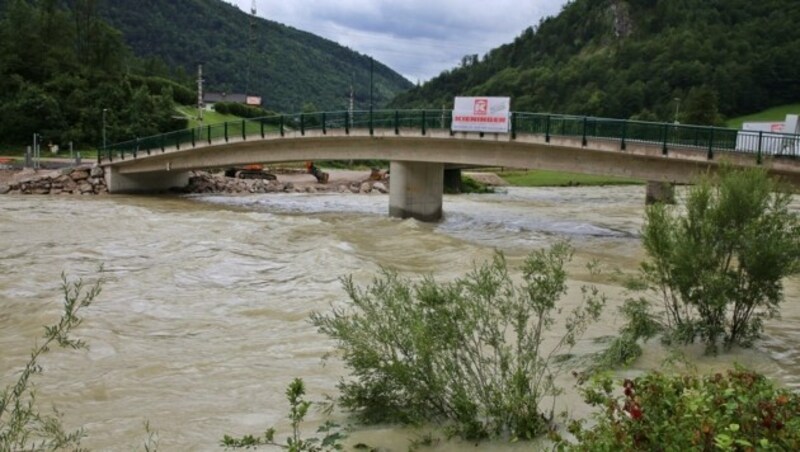 Die Traun bei Mitterweißenbach, zwischen Ebensee und Bad Ischl (Bild: Hörmandinger Reinhard)