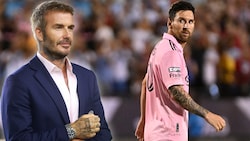 Miami-Boss David Beckham und Lionel Messi (Bild: Getty, afp, krone.at-grafik)