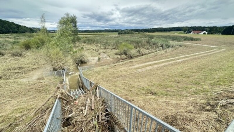 Mittlerweile ist das Wasser abgeflossen. (Bild: Schulter Christian)