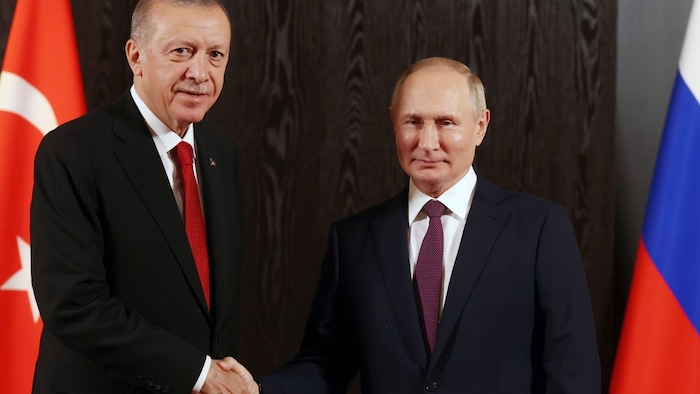 Auch Putin traf Erdogan regelmäßig.