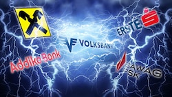 Sechs Banken unterzogen sich dem Stresstest. (Bild: Krone KREATIV, stock.adobe.com)