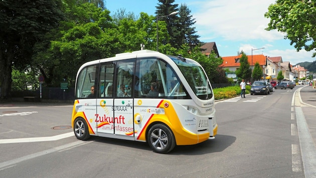 Der Bus ist seit 2017 in Pörtschach unterwegs. (Bild: Leitner Tom/Kronenzeitung)