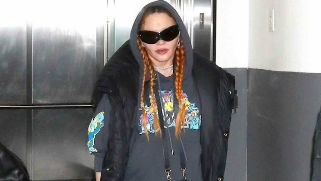 Madonna, hier auf einem Archivbild aus dem Jahr 2022 am Flughafen von Los Angeles. (Bild: www.PPS.at)
