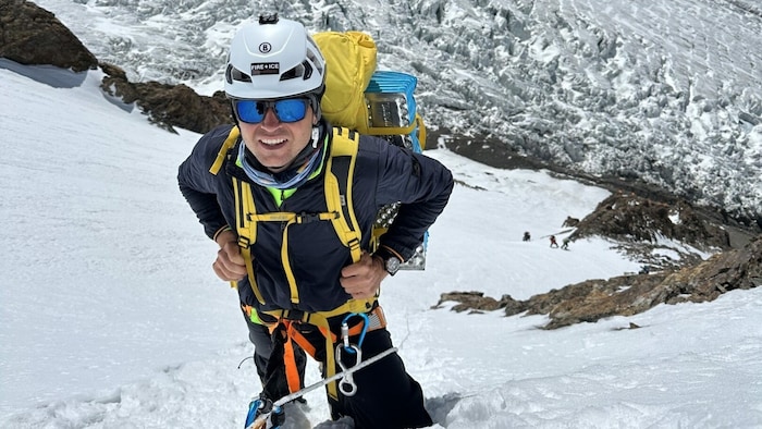 Wilhelm Steindl auf dem Weg zum K2 - wegen der gefährlichen Wetterlage, brach der Tiroler die ...