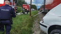 Für die Burgenländerin und ihren Sohn gab es keine Rettung mehr. (Bild: FF Sebersdorf)