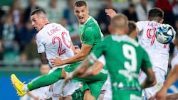 Rapid kommt gegen Debrecen nicht über ein 0:0 hinaus. (Bild: APA/GEORG HOCHMUTH)