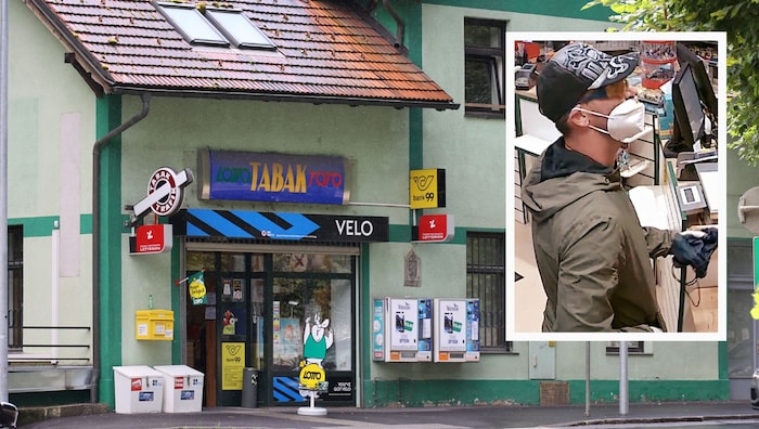 Diese Trafik in Graz-Mariatrost wurde am Mittwoch überfallen. Es könnte sich um denselben Täter ...