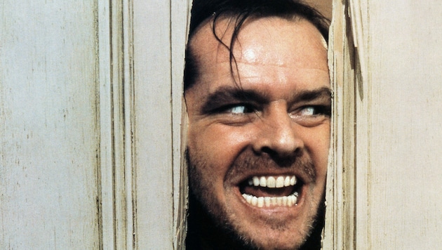 Der alte Horrorklassiker „The Shining“: Jack Nicholson in seiner berühmten Rolle als Hausverwalter Jack im Overlook-Hotel, der langsam durchdreht