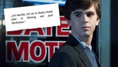 So manch ein Gast fühlt sich in der Urlaubsunterkunft wie in der US-amerikanischen Thriller-Fernsehserie „Bates Motel“ mit Schauspieler Freddie Highmore. (Bild: Adobe Stock, APA-Picturesdesk, Krone KREATIV)