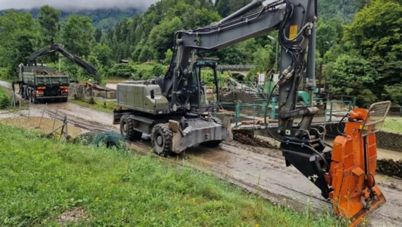 Während die Feuerwehr aktuell ihren Schwerpunkt auf den Bezirk Völkermarkt legt. (Bild: Bundesheer)