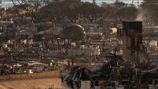 Forest fires in Hawaii in August 2023 (Bild: APA/AFP/Yuki IWAMURA)