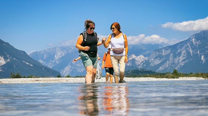 Die unberührte Naturlangschaft des Tagliamento hautnah erleben