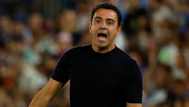Xavi war mit der Leistung seiner Spiele gar nicht zufrieden. (Bild: APA/AFP/JAVIER SORIANO)