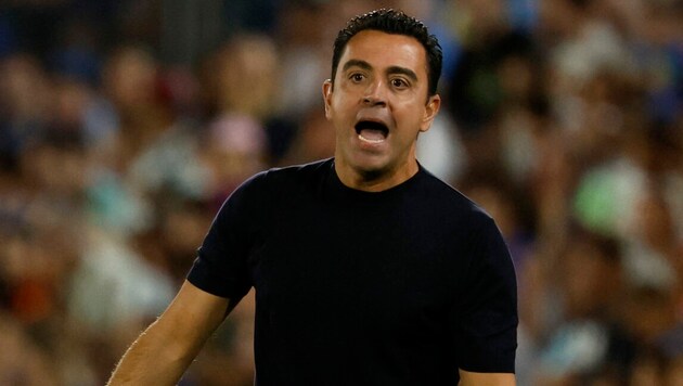 Barca-Trainer Xavi schäumte nach dem 0:0 gegen Getafe vor Wut. (Bild: APA/AFP/JAVIER SORIANO)