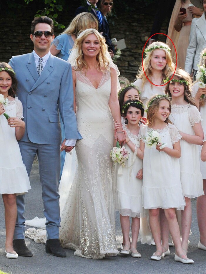 2011 bei der Hochzeit von Schwester Kate Moss