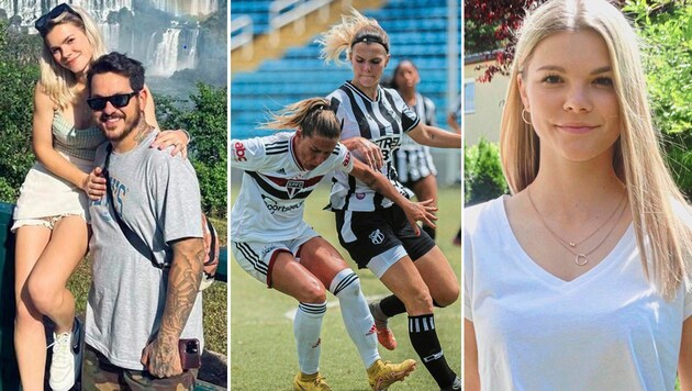 Die Tirolerin Elena Kössler ist der Liebe wegen nach Brasilien gezogen und sorgt in der ersten brasilianischen Fußball-Liga für Furore. (Bild: zVg.)
