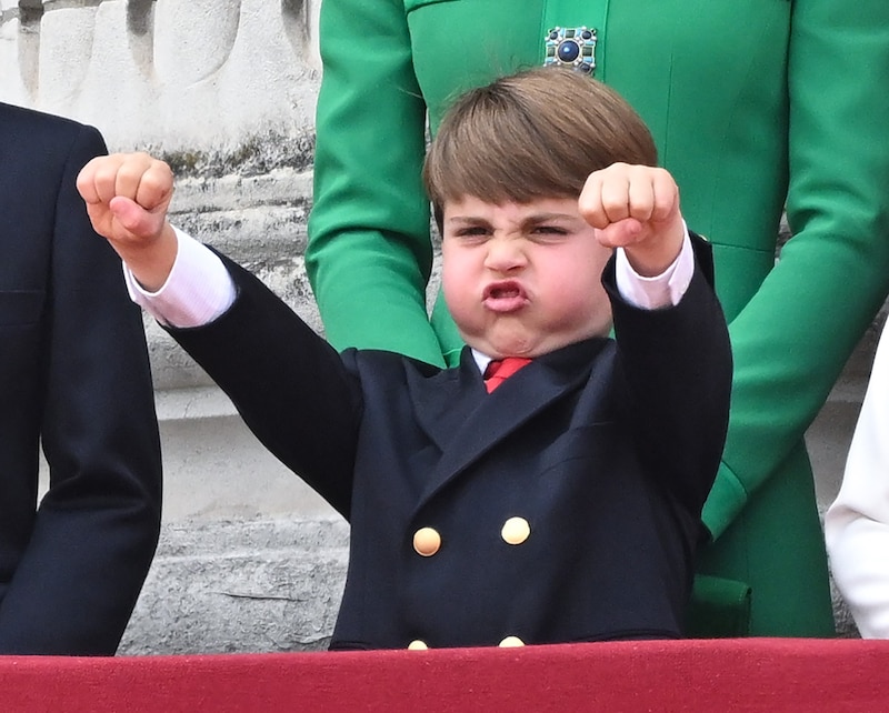 Prinz Louis wie er leibt und lebt ... (Bild: Doug Peters / PA / picturedesk.com)