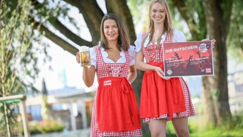 Gratis-Bier oder alkoholfreies Getränk und einen Essensbon gibt’s wieder für den „Krone“-Frühschoppen zu ergattern. (Bild: Alexander Schwarzl)