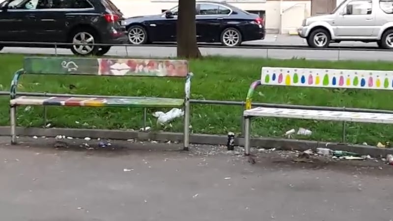 „Rattenplage“ am Wiener Keplerplatz in Favoriten (Bild: „Krone“-Leserreporter)