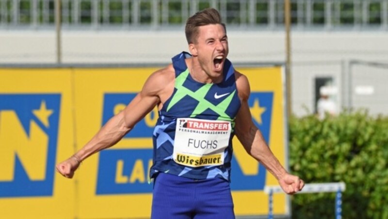 Keiner jubelt so schön wie Markus Fuchs. (Bild: Olaf Brockmann)