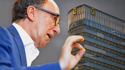 Sozialminister Johannes Rauch (Grüne) hat eine Klage gegen Banken beauftragt. (Bild: www.picturedesk.com/Eva Manhart/APA, Krone KREATIV)