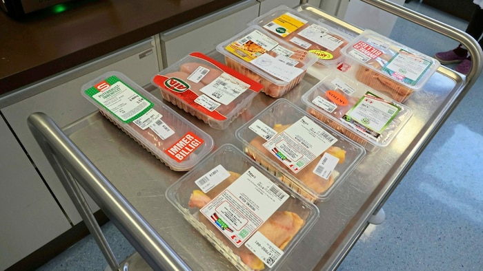Frischfleisch wird tagtäglich getestet.