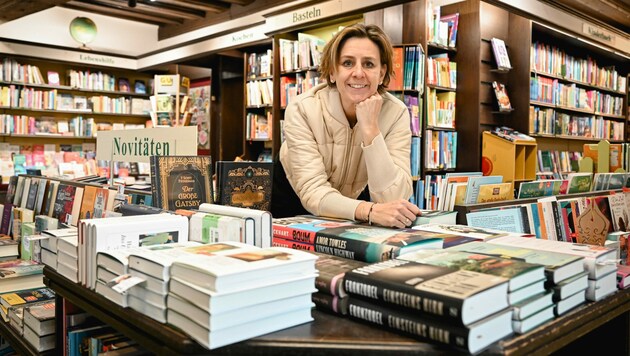 Doris Dim-Knoglinger bietet in ihrem Buchhandel in Ried im Innkreis ebenfalls Click & Collect an.
