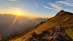 Sonnenuntergang im Montafon (Bild: Bergauer )