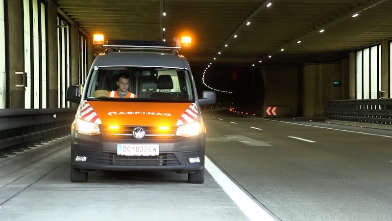 The Pfänder Tunnel consumes electricity, soon to be generated on site. (Bild: Maurice Shourot)