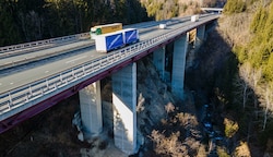 Die Autobahnbrücke zwischen Spittal und Gmünd wird saniert. (Bild: Asfinag)