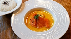 Das Süßkartoffel-Curry ist der beste Beweis, dass auch Vegan köstlich schmeckt. (Bild: Tschepp Markus)